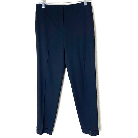 Escada Straight Slim Leg Wool Blend Trousers Slacks Pants Size 36/ US 6 - Picture 3 of 11